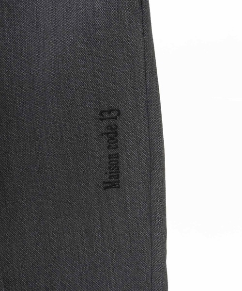 Maison code 13（メゾンコードサーティーン）の「mp14764-stretch oxford slacks shorts ショートパンツ(M26S-04)（その他パンツ・メンズ・チャコール/ブラック・S/M/L）」の21枚目の写真