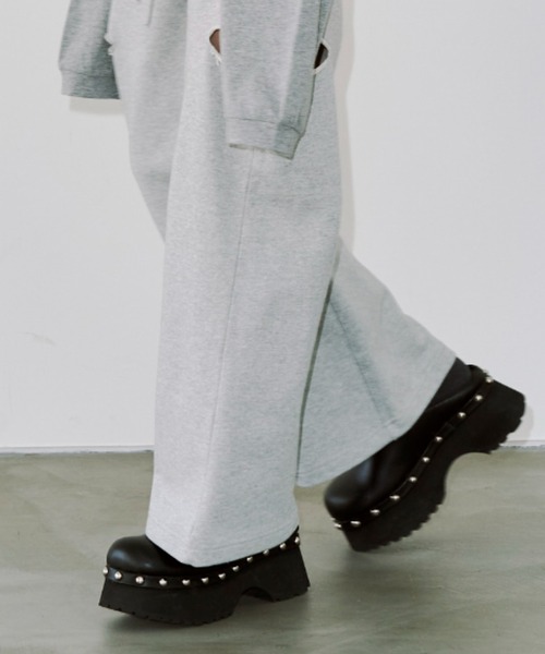 JOSE MOON（ジョゼムーン）の「STUDS VOLUME SOLE SABO/スタッズボリュームソールサボ（サンダル・レディース・ブラック・35/37/39）」の8枚目の写真