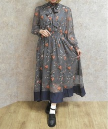 axes femme｜アクシーズファムのワンピース（花柄・ボタニカル柄）通販