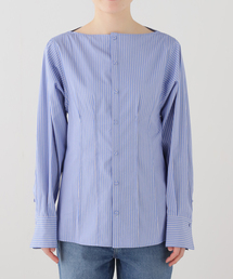 journal standard L'essage | 【JANE SMITH/ジェーンスミス】STRIPE WASHED COTTON BROAD：ブラウス(シャツ/ブラウス)