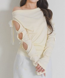 31 Sons de mode | 2026春夏新作 一部店舗限定 ドレープリボントップス(Tシャツ/カットソー)