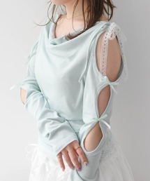 31 Sons de mode | 2026春夏新作 一部店舗限定 ドレープリボントップス(Tシャツ/カットソー)