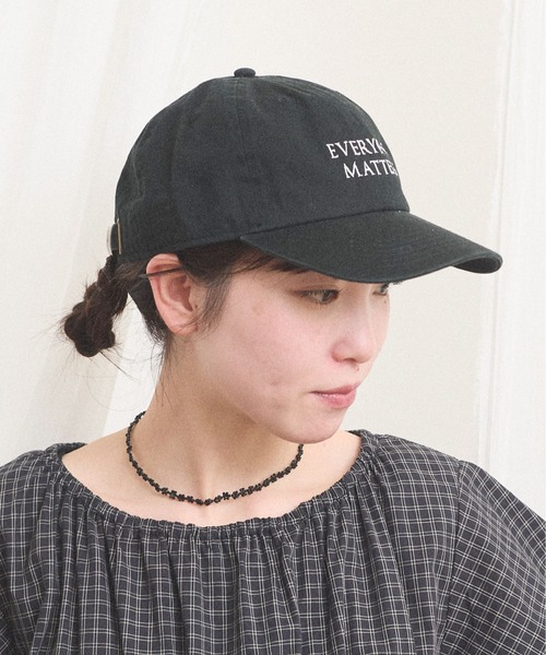 fig London(フィグロンドン)の「You Matter cap(キャップ・レディース・ブラック/ブルー・FREE)」の18枚目の写真