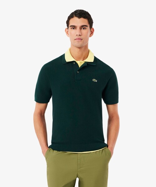 ハイゲージニットクラシックポロシャツ（ポロシャツ）｜LACOSTE