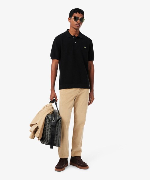 LACOSTE（ラコステ）の「ハイゲージニットクラシックポロシャツ（ポロシャツ・メンズ・オフホワイト/グリーン/ネイビー/ベージュ/ライトブラウン/ブラック・2/3/4/5）」の12枚目の写真