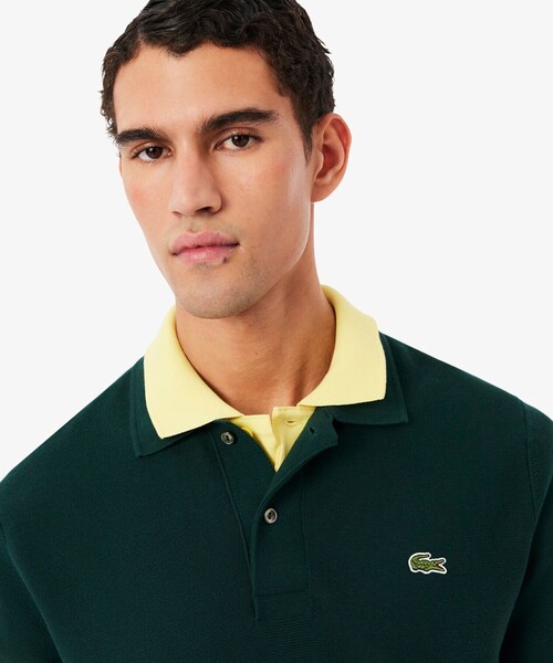 ハイゲージニットクラシックポロシャツ（ポロシャツ）｜LACOSTE