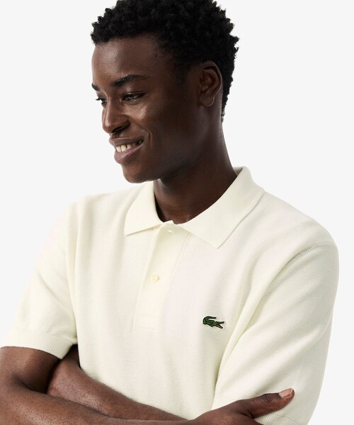 ハイゲージニットクラシックポロシャツ（ポロシャツ）｜LACOSTE