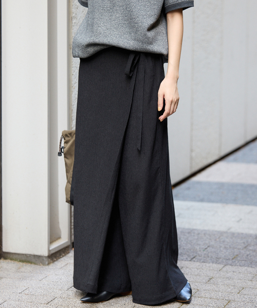 SLOBE IENA(スローブイエナ)の「《WEB限定/追加》ラップジャージパンツ(その他パンツ・レディース・ブラック・36/38)」の20枚目の写真
