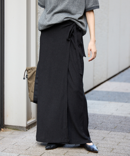 SLOBE IENA(スローブイエナ)の「《WEB限定/追加》ラップジャージパンツ(その他パンツ・レディース・ブラック・36/38)」の21枚目の写真