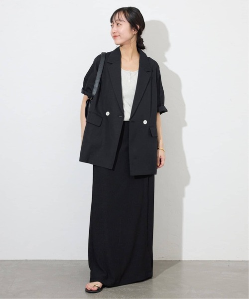 SLOBE IENA（スローブイエナ）の「《WEB限定/追加》ラップジャージパンツ（その他パンツ・レディース・ブラック・36/38）」の5枚目の写真