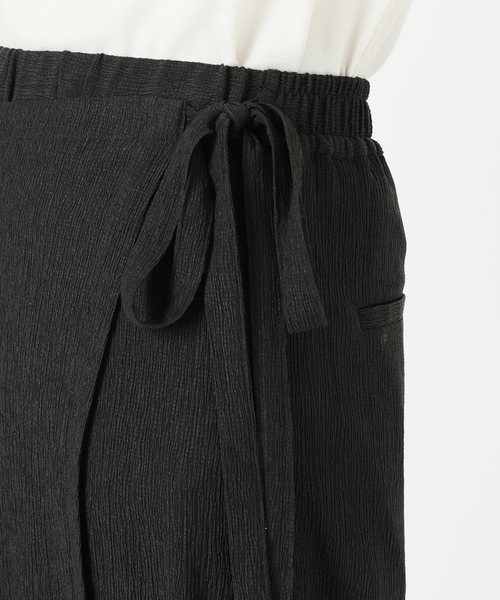 SLOBE IENA（スローブイエナ）の「《WEB限定/追加》ラップジャージパンツ（その他パンツ・レディース・ブラック・36/38）」の16枚目の写真
