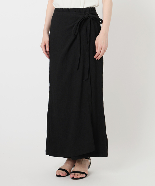 SLOBE IENA（スローブイエナ）の「《WEB限定/追加》ラップジャージパンツ（その他パンツ・レディース・ブラック・36/38）」の18枚目の写真