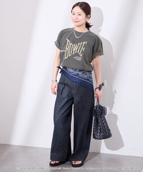 JOURNAL STANDARD（ジャーナルスタンダード）の「【osedit】JS DAVID BOWIE ROCK TEE（Tシャツ/カットソー・レディース・ブラック系その他/ホワイト・FREE）」の5枚目の写真