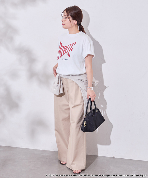 JOURNAL STANDARD（ジャーナルスタンダード）の「【osedit】JS DAVID BOWIE ROCK TEE（Tシャツ/カットソー・レディース・ブラック系その他/ホワイト・FREE）」の8枚目の写真
