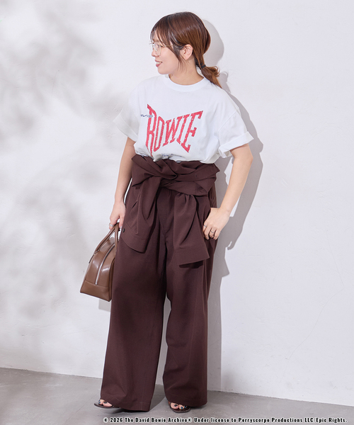 JOURNAL STANDARD（ジャーナルスタンダード）の「【osedit】JS DAVID BOWIE ROCK TEE（Tシャツ/カットソー・レディース・ブラック系その他/ホワイト・FREE）」の9枚目の写真