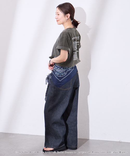 JOURNAL STANDARD（ジャーナルスタンダード）の「【osedit】JS DAVID BOWIE ROCK TEE（Tシャツ/カットソー・レディース・ブラック系その他/ホワイト・FREE）」の10枚目の写真