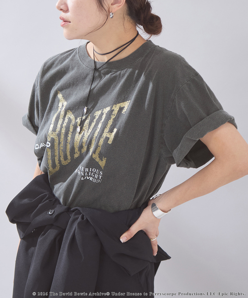 JOURNAL STANDARD（ジャーナルスタンダード）の「【osedit】JS DAVID BOWIE ROCK TEE（Tシャツ/カットソー・レディース・ブラック系その他/ホワイト・FREE）」の16枚目の写真