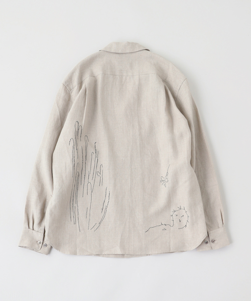 EDIFICE(エディフィス)の「TANAKA (タナカ) THE SHIRT(シャツ/ブラウス・メンズ・ブラック/アイボリー・MEDIUM/LARGE)」の3枚目の写真