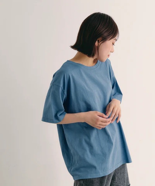 merrylatte(メリーラテ)の「ピグメントTシャツ【IROHANI】(Tシャツ/カットソー・レディース・グレー・FREE)」の5枚目の写真