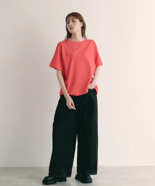 merrylatte(メリーラテ)の「ピグメントTシャツ【IROHANI】(Tシャツ/カットソー・レディース・グレー・FREE)」の14枚目の写真