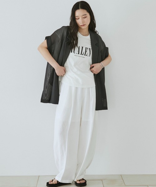Doux archives(ドゥアルシーヴ)の「リネンタックコクーンパンツ(その他パンツ・レディース・ホワイト/キャメル/ブラック・SMALL/MEDIUM)」の5枚目の写真