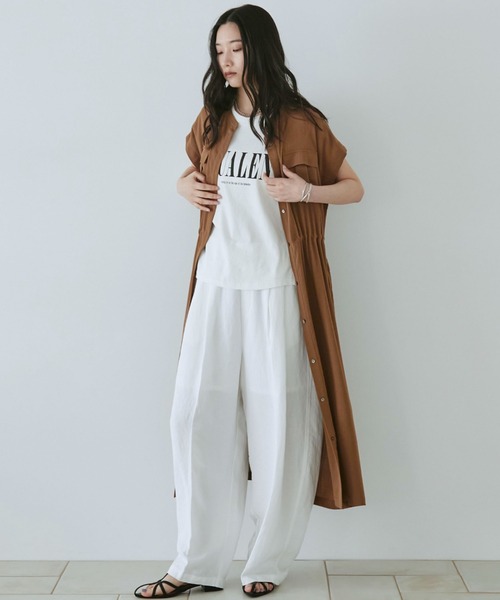 Doux archives(ドゥアルシーヴ)の「リネンタックコクーンパンツ(その他パンツ・レディース・ホワイト/キャメル/ブラック・SMALL/MEDIUM)」の20枚目の写真
