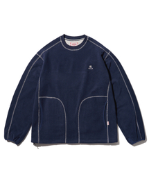 AECA（エイカ）の「AECA EVERLIGHT FLEECE STRING SWEAT-NAVY（その他アウター）」