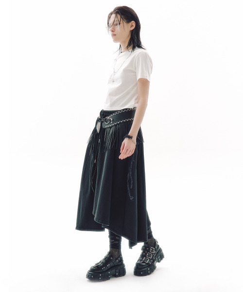 TRIPSHOP(トリップショップ)の「ヒプノチェーンクロップ半袖Tシャツ(Tシャツ/カットソー・レディース・ホワイト・SMALL/MEDIUM)」の5枚目の写真