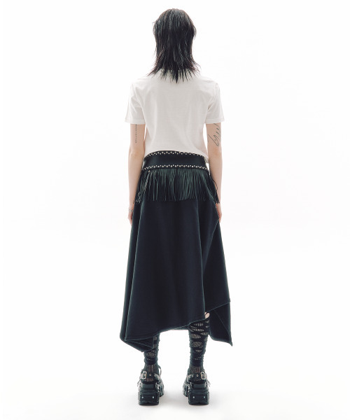 TRIPSHOP(トリップショップ)の「ヒプノチェーンクロップ半袖Tシャツ(Tシャツ/カットソー・レディース・ホワイト・SMALL/MEDIUM)」の6枚目の写真