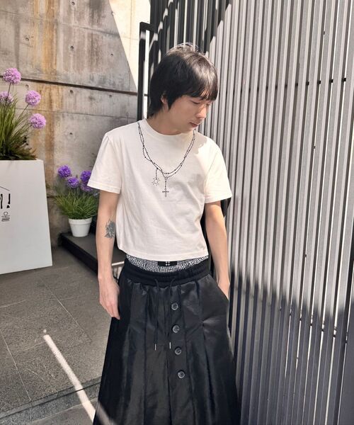 TRIPSHOP(トリップショップ)の「ヒプノチェーンクロップ半袖Tシャツ(Tシャツ/カットソー・レディース・ホワイト・SMALL/MEDIUM)」の11枚目の写真