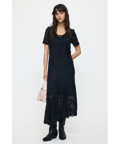 セール】CUT LACE ASYMMETRY ドレス（ワンピース）｜MOUSSY（マウジー