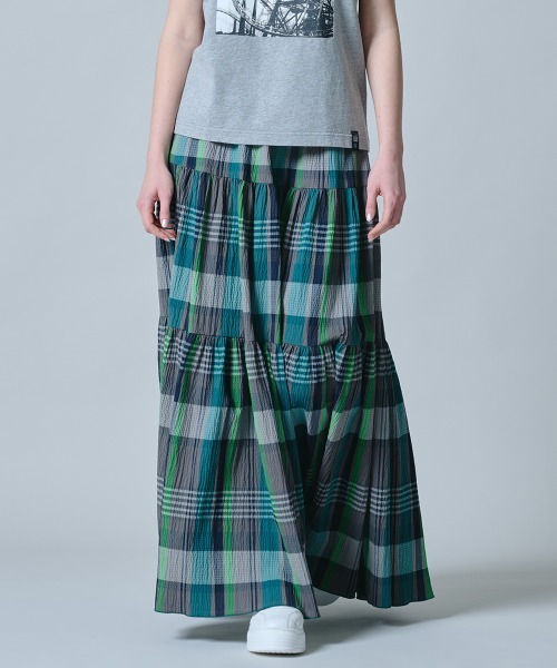 DOUBLE STANDARD CLOTHING(ダブルスタンダードクロージング)の「チェックティアードスカート(スカート・レディース・グレー・36/38)」の5枚目の写真