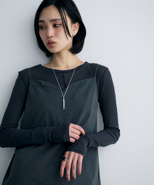 COCOSHNIK ONKITSCH（ココシュニックオンキッチュ）の「シルバー ハギーイヤリング ペアシェイプ M（イヤリング・レディース・シルバー・00）」の7枚目の写真