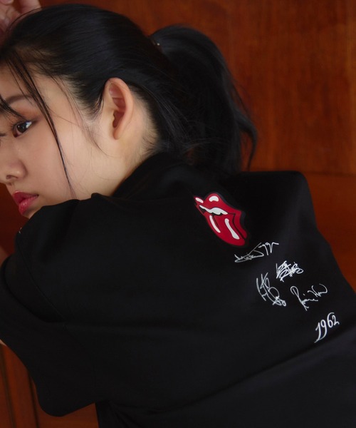 JACKROSE(ジャックローズ)の「B-TRS-シルケット天竺・ロゴ・ラインストーンSSTEE(Tシャツ/カットソー・メンズ・ホワイト/ブラック・M/L/XL)」の15枚目の写真