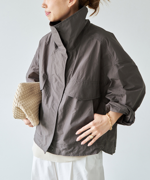 Deuxieme Classe（ドゥーズィエムクラス）の「【LIBERADD/リベラド】SHORT BLOUSON（その他アウター・レディース・モカ/オートミール・FREE）」の2枚目の写真