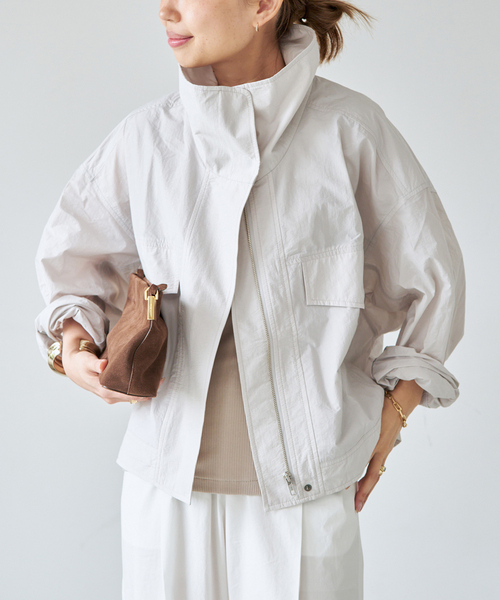 Deuxieme Classe（ドゥーズィエムクラス）の「【LIBERADD/リベラド】SHORT BLOUSON（その他アウター・レディース・モカ/オートミール・FREE）」の5枚目の写真