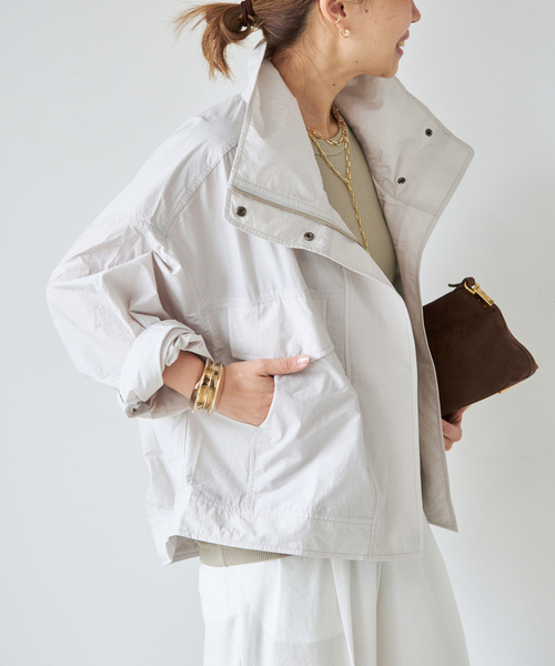 Deuxieme Classe（ドゥーズィエムクラス）の「【LIBERADD/リベラド】SHORT BLOUSON（その他アウター・レディース・モカ/オートミール・FREE）」の6枚目の写真