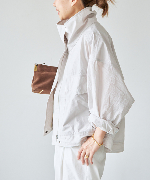 Deuxieme Classe（ドゥーズィエムクラス）の「【LIBERADD/リベラド】SHORT BLOUSON（その他アウター・レディース・モカ/オートミール・FREE）」の7枚目の写真
