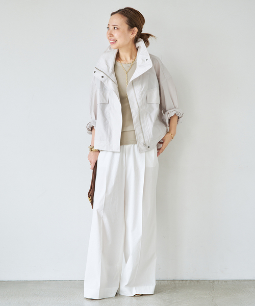 Deuxieme Classe（ドゥーズィエムクラス）の「【LIBERADD/リベラド】SHORT BLOUSON（その他アウター・レディース・モカ/オートミール・FREE）」の9枚目の写真
