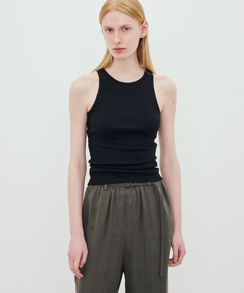 BY MALENE BIRGER(バイマレーネビルガー)の「BY MALENE BIRGE AMANI タンクトップ(タンクトップ・レディース・ホワイト/ブラック・XS)」の4枚目の写真
