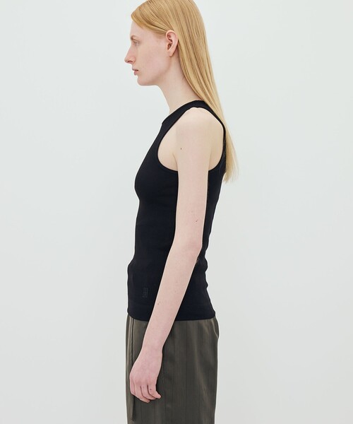 BY MALENE BIRGER(バイマレーネビルガー)の「BY MALENE BIRGE AMANI タンクトップ(タンクトップ・レディース・ホワイト/ブラック・XS)」の5枚目の写真
