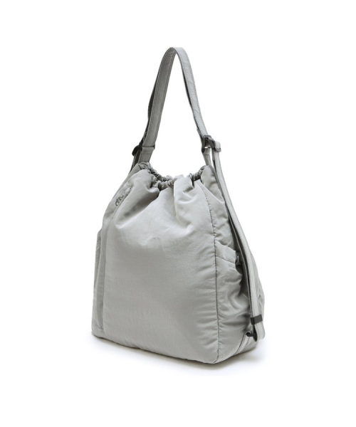 athe（アテ）の「[RUBAN] グレーリボンバックパック兼ショルダーバッグ S AABA5F911G2（バックパック/リュック・レディース・グレー・FREE）」の3枚目の写真