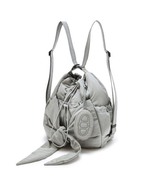 athe（アテ）の「[RUBAN] グレーリボンバックパック兼ショルダーバッグ S AABA5F911G2（バックパック/リュック・レディース・グレー・FREE）」の4枚目の写真