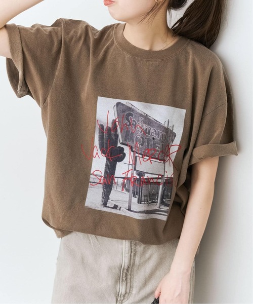 Spick & Span（スピックアンドスパン）の「《別注 / 追加》J.J.Mercer / ジェイジェイマーサー Tシャツ（Tシャツ/カットソー・レディース・ブラック系その他/ホワイト/ブラウン・FREE）」の3枚目の写真