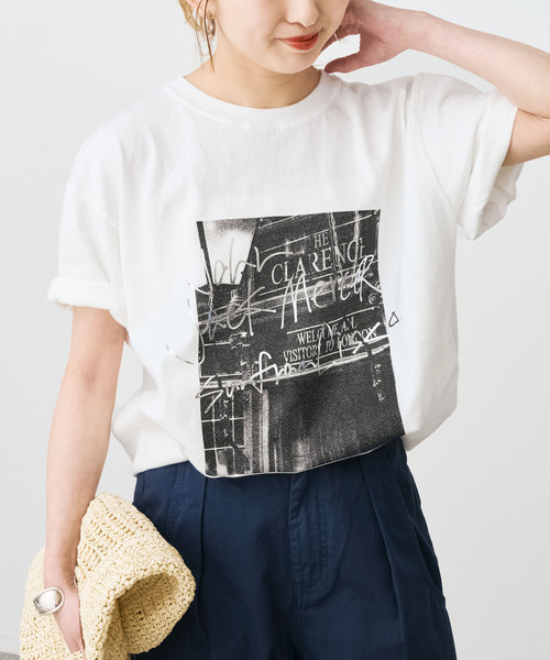 Spick & Span（スピックアンドスパン）の「《別注 / 追加》J.J.Mercer / ジェイジェイマーサー Tシャツ（Tシャツ/カットソー・レディース・ブラック系その他/ホワイト/ブラウン・FREE）」の5枚目の写真
