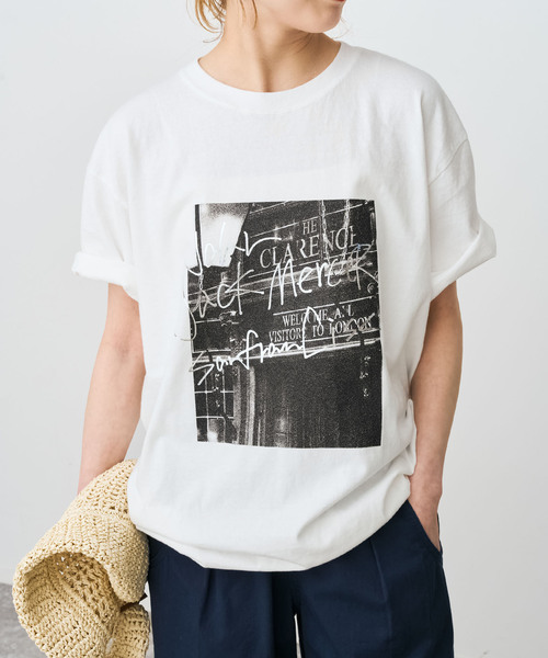 Spick & Span（スピックアンドスパン）の「《別注 / 追加》J.J.Mercer / ジェイジェイマーサー Tシャツ（Tシャツ/カットソー・レディース・ブラック系その他/ホワイト/ブラウン・FREE）」の8枚目の写真