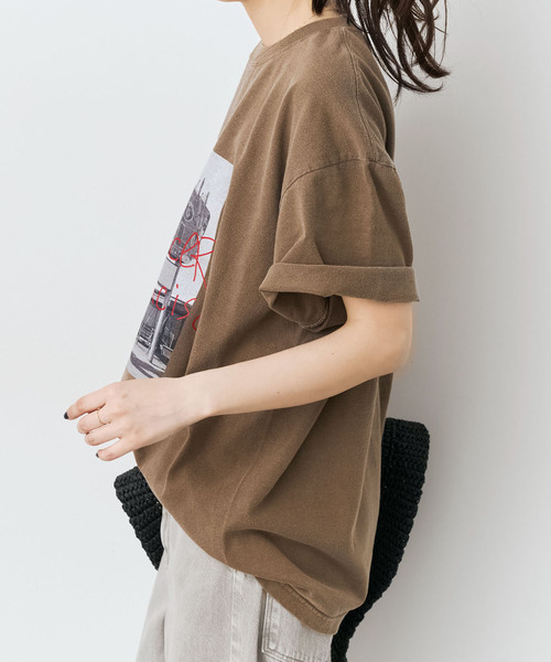 Spick & Span（スピックアンドスパン）の「《別注 / 追加》J.J.Mercer / ジェイジェイマーサー Tシャツ（Tシャツ/カットソー・レディース・ブラック系その他/ホワイト/ブラウン・FREE）」の11枚目の写真