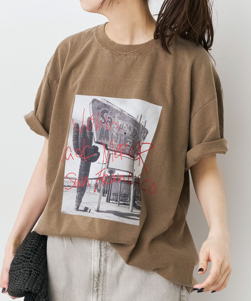 Spick & Span（スピックアンドスパン）の「《別注 / 追加》J.J.Mercer / ジェイジェイマーサー Tシャツ（Tシャツ/カットソー・レディース・ブラック系その他/ホワイト/ブラウン・FREE）」の13枚目の写真