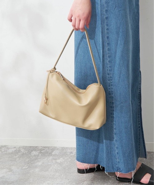 SLOBE IENA(スローブイエナ)の「《WEB限定カラーあり/追加》SLOBE スクエアハンドルバッグ(ハンドバッグ・レディース・ブラック/ベージュ・FREE)」の7枚目の写真