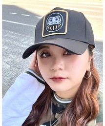 E-COME（イーカム）の「達磨 メッシュキャップ［SUN-CP01(J) DARUMA WAPPEN MESH CAP］（キャップ）」